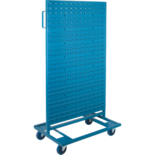 Mobile Bin Racks - Double Sided, 0 Bins, 36" W x 24" D x 67-1/2" H Oxford Builders Supplies Inc
