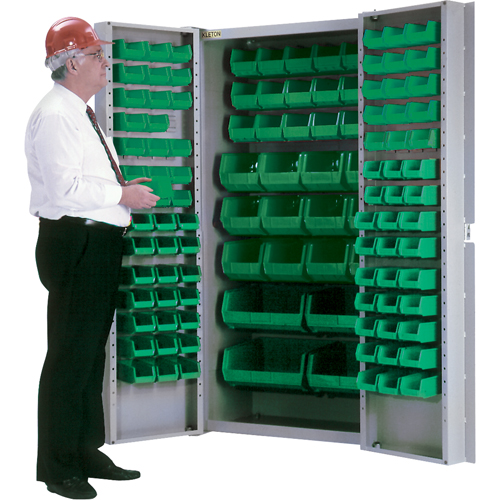 Deep-Door Combination Cabinet, 38" W x 24" D x 72" H, 36 Shelves Oxford Builders Supplies Inc