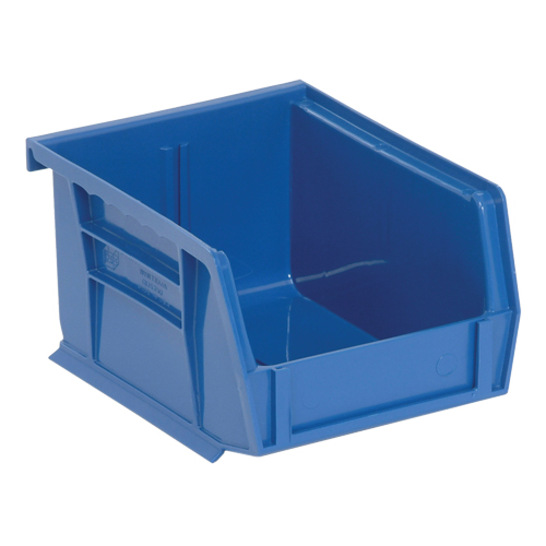 Ultra Stack & Hang Bin, 4-1/8" W x 3" H x 5-3/8" D, Blue Oxford Builders Supplies Inc