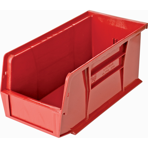 Bacs ultra empilable & suspendable, 5-1/2" la, 5" h x 10-7/8" p, Rouge Oxford Builders Supplies Inc
