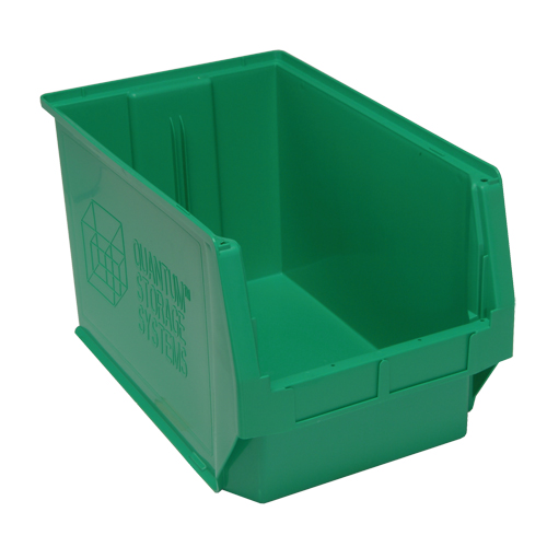 Giant Stacking Containers, 12.375" W x 19.75" D x 11.875" H, Green Oxford Builders Supplies Inc
