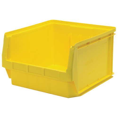 Giant Stacking Containers, 18.375" W x 19.75" D x 11.875" H, Yellow Oxford Builders Supplies Inc