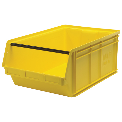 Giant Stacking Containers, 18.375" W x 29" D x 11.875" H, Yellow Oxford Builders Supplies Inc