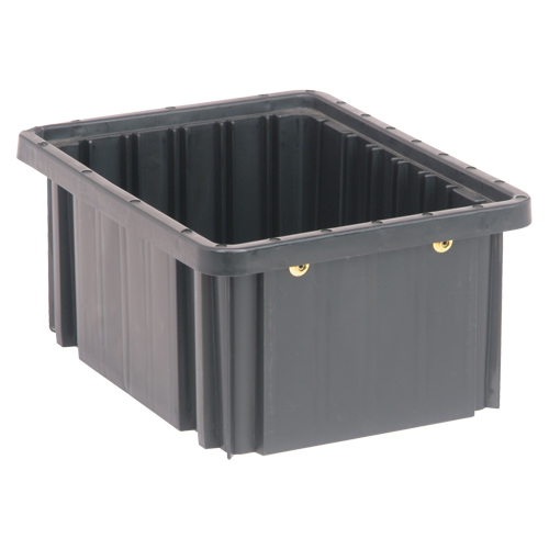 Bacs divisibles conducteurs, Polypropyl&egrave;ne, 8-1/4" la x 10-7/8" p x 5" h, Noir Oxford Builders Supplies Inc
