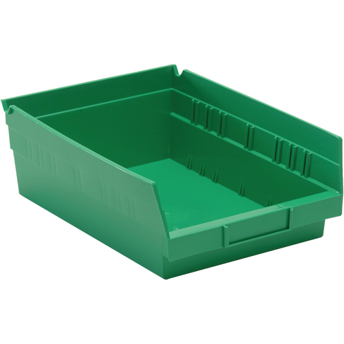 Bacs pour tablette, 8-3/8" la x 4" H x 11-5/8" p, Vert, Capacit&eacute; 30 lb Oxford Builders Supplies Inc