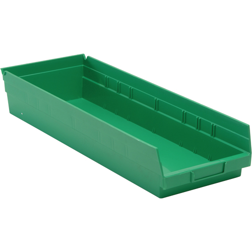 Bacs pour tablette, 8-3/8" la x 4" H x 23-5/8" p, Vert, Capacit&eacute; 50 lb Oxford Builders Supplies Inc