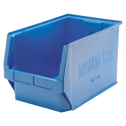 MAGNUM Bin, 11-7/8" H x 12-3/8" W x 19-3/4" D, 150 lbs. Capacity, Black Oxford Builders Supplies Inc