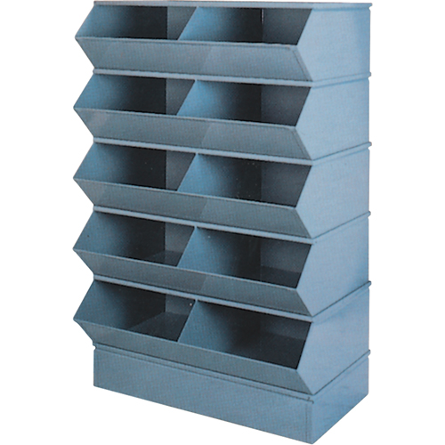 Syst&egrave;mes sectionnels &agrave; assembler, Cap. 5000 lb, 37" la x 24" p x 55" h, Bleu Oxford Builders Supplies Inc