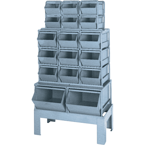 Combinaisons de bacs &agrave; assembler, Cap. 1000 lb, 33-1/2" la x 19 1/2" p x 54-1/4" h, Bleu Oxford Builders Supplies Inc