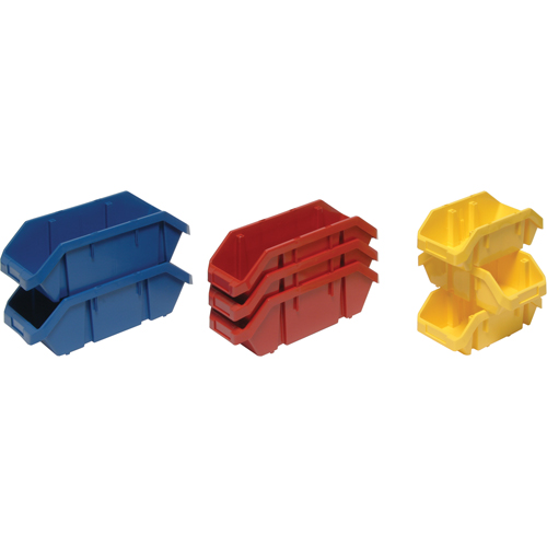 Quick Pick Bins, 5" x 6.625" x 9.5", Red Oxford Builders Supplies Inc