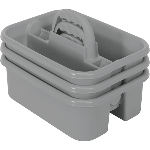 Supply Caddy, 8-3/4" x 13-3/8" x 13-3/8", Grey Oxford Builders Supplies Inc