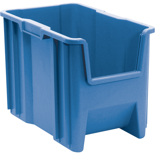 Giant Stacking Containers, 10.875" W x 17.5" D x 12.5" H, Blue Oxford Builders Supplies Inc