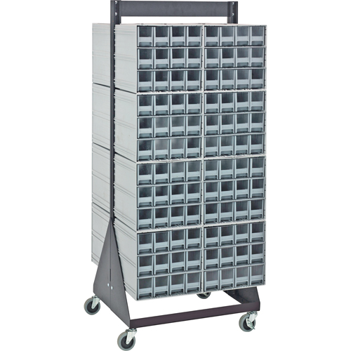Ensemble mobile de support sur pied pour casiers de rangement &agrave; emboîtement Oxford Builders Supplies Inc