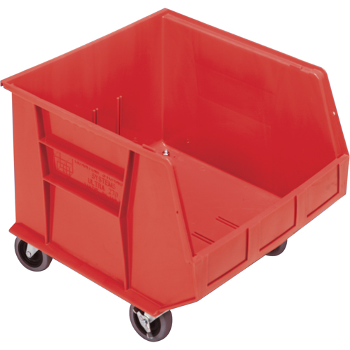 Bac mobile, 14" ha x 16-1/2" la x 18" p, Capacit&eacute; de 75 lb, Rouge Oxford Builders Supplies Inc