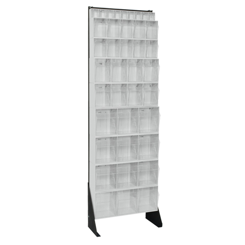 Tip-Out Bins Stand, 23-5/8" W x 8" D x 75" H, 36 Drawers Oxford Builders Supplies Inc