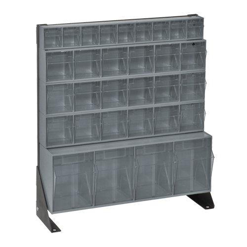 Support pour bacs basculants, 23-5/8" la x 8" p x 28" h, 31 tiroirs Oxford Builders Supplies Inc