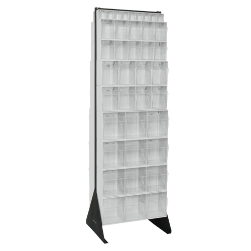 Tip-Out Bins Stand, 23-5/8" W x 16" D x 75" H, 72 Drawers Oxford Builders Supplies Inc