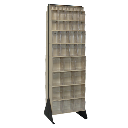 Support pour bacs basculants, 23-5/8" la x 16" p x 75" h, 72 tiroirs Oxford Builders Supplies Inc