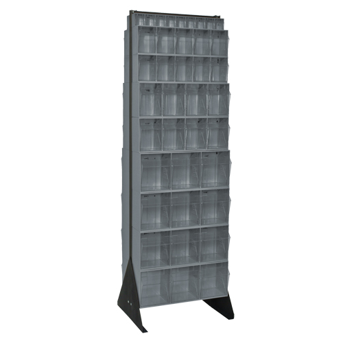Support pour bacs basculants, 23-5/8" la x 16" p x 75" h, 72 tiroirs Oxford Builders Supplies Inc