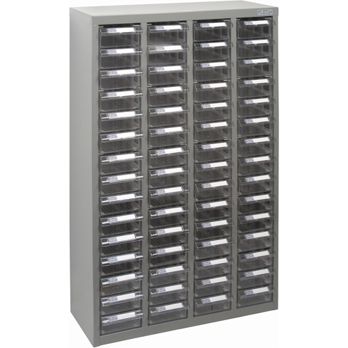 Casiers pour pi&egrave;ces KPC-700, Acier galvanis&eacute;, 60 tiroirs, 23-1/10" x 8-7/10" x 36-9/10", Gris Oxford Builders Supplies Inc