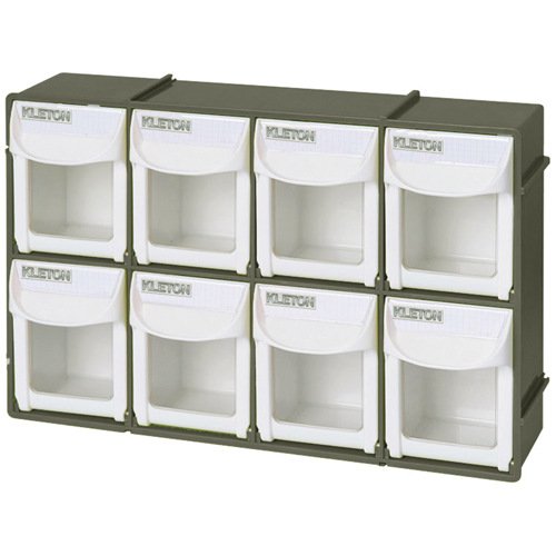 Heavy-Duty Tilt Bin, 11-3/4" W x 2-3/4" D x 7-7/8" H, 8 Drawers Oxford Builders Supplies Inc