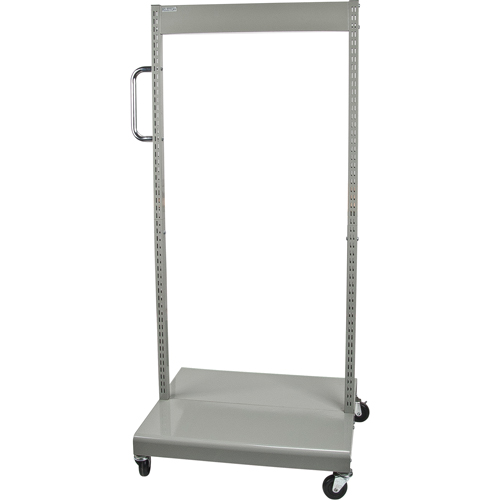 Mobile Tilt Bin Rack - Cart Only, Double-sided, 26-1/4" W x 22" D x 57-1/2" H Oxford Builders Supplies Inc