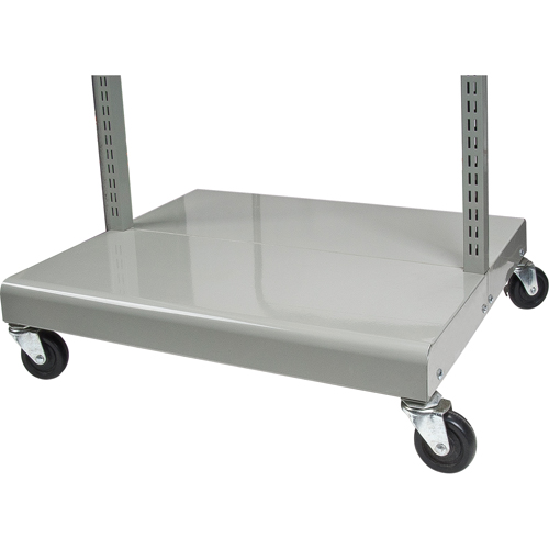 Mobile Tilt Bin Rack - Cart Only, Double-sided, 26-1/4" W x 22" D x 57-1/2" H Oxford Builders Supplies Inc
