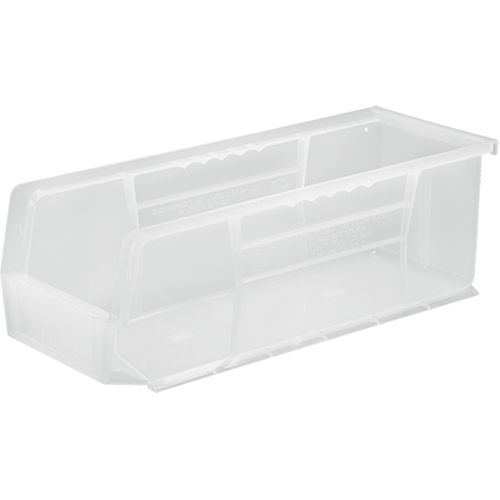 Bac transparent ultra empilable & suspendable, 5-1/2" la, 5" h x 14-3/4" p, Transparent Oxford Builders Supplies Inc