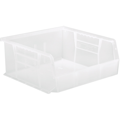 Clear-View Ultra Stack & Hang Bin, 11" W x 5" H x 10-7/8" D, Clear Oxford Builders Supplies Inc