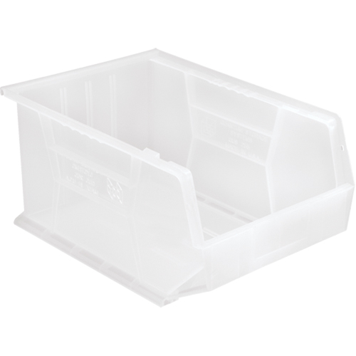 Clear-View Ultra Stack & Hang Bin, 11" W x 8" H x 16" D, Clear Oxford Builders Supplies Inc