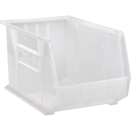 Clear-View Ultra Stack & Hang Bin, 11" W x 10" H x 18" D, Clear Oxford Builders Supplies Inc