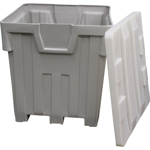 Bacs emboîtables, 44" la x 44" p x 46" h, Gris Oxford Builders Supplies Inc