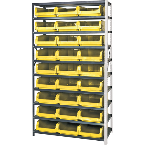 &eacute;l&eacute;ment de rayonnage avec bacs empilables, Acier, Bac Magnum, Capacit&eacute; 650 lb, 42" la x 76" h Oxford Builders Supplies Inc