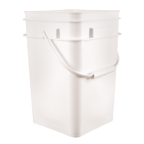 Seau carr&eacute;, Plastique, 4,25 gal. Oxford Builders Supplies Inc