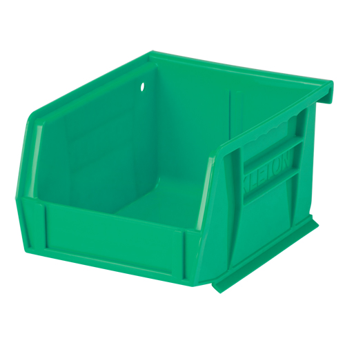Bac empilable & &agrave; suspendre, 4-1/8" la, 3" h x 5-3/8" p, Vert Oxford Builders Supplies Inc