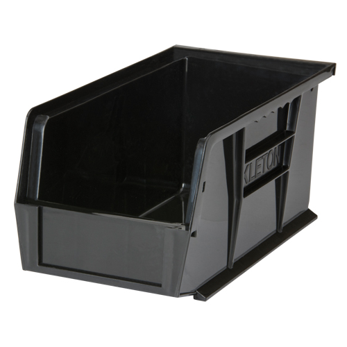 Bac empilable & &agrave; suspendre, 5-1/2" la, 5" h x 10-7/8" p, Noir Oxford Builders Supplies Inc
