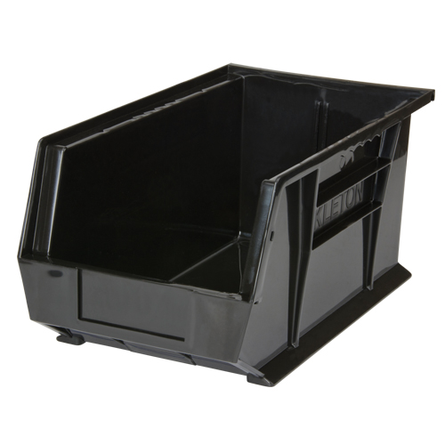 Stack & Hang Bin, 8-1/4" W x 7" H x 14-3/4" D, Black Oxford Builders Supplies Inc
