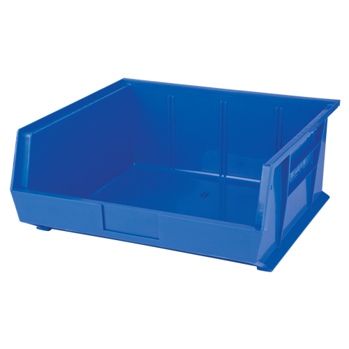 Stack & Hang Bin, 16-1/2" W x 7" H x 14-3/4" D, Blue Oxford Builders Supplies Inc