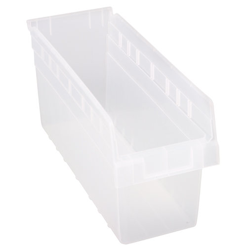 Bacs pour &eacute;tag&egrave;re Store-Max, 6-5/8" la x 8" H x 17-7/8" p, Transparent, Capacit&eacute; 56 lb Oxford Builders Supplies Inc