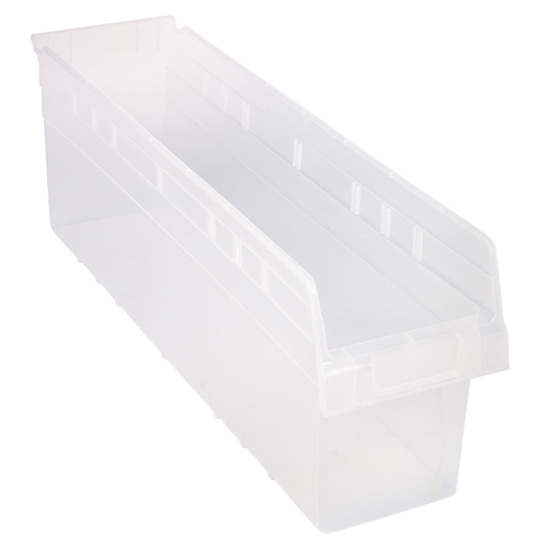 Bacs pour &eacute;tag&egrave;re Store-Max, 6-5/8" la x 8" H x 23-5/8" p, Transparent, Capacit&eacute; 68 lb Oxford Builders Supplies Inc