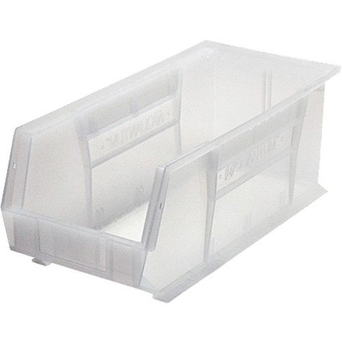 Ultra Stack & Hang Bin, 8-1/4" W x 7" H x 18" D, Clear Oxford Builders Supplies Inc