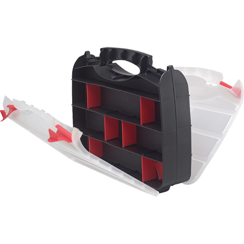 Plastic Compartment Box, 10.25" W x 12.25" D x 3" H, 32 Compartments Oxford Builders Supplies Inc