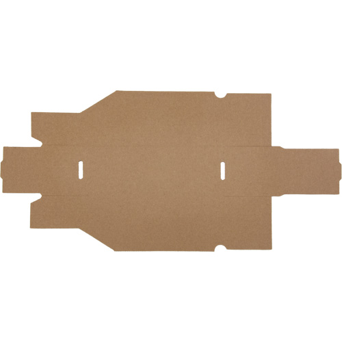 Deep Corrugated Parts Bins, 3-3/4" W x 11-1/4" D x 4-1/2" H, Beige Oxford Builders Supplies Inc