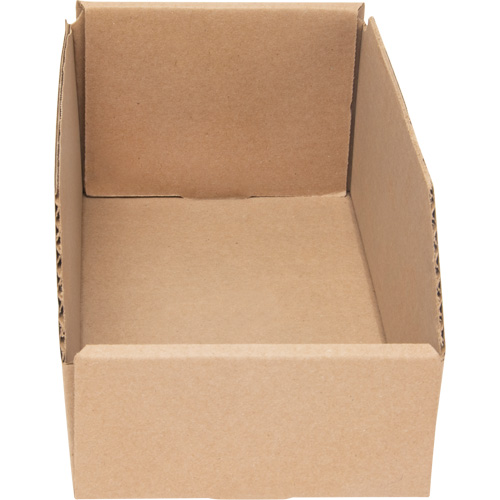 Deep Corrugated Parts Bins, 5-3/4" W x 11-1/4" D x 4-1/2" H, Beige Oxford Builders Supplies Inc