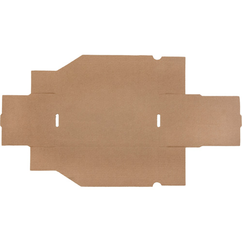 Deep Corrugated Parts Bins, 5-3/4" W x 11-1/4" D x 4-1/2" H, Beige Oxford Builders Supplies Inc
