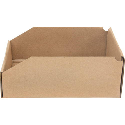 Deep Corrugated Parts Bins, 8-3/4" W x 11-1/4" D x 4-1/2" H, Beige Oxford Builders Supplies Inc