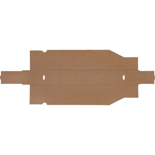 Deep Corrugated Parts Bins, 1-7/8" W x 17-1/8" D x 4-1/2" H, Beige Oxford Builders Supplies Inc