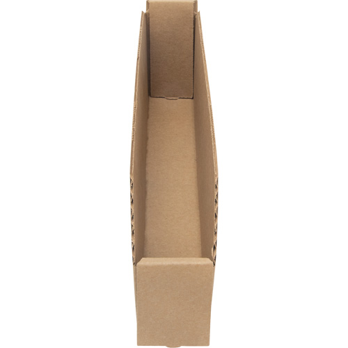 Deep Corrugated Parts Bins, 2-7/8" W x 17-1/4" D x 4-1/2" H, Beige Oxford Builders Supplies Inc