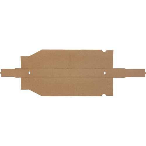 Deep Corrugated Parts Bins, 2-7/8" W x 17-1/4" D x 4-1/2" H, Beige Oxford Builders Supplies Inc