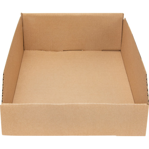 Deep Corrugated Parts Bins, 11-3/4" W x 17-1/4" D x 4-1/2" H, Beige Oxford Builders Supplies Inc